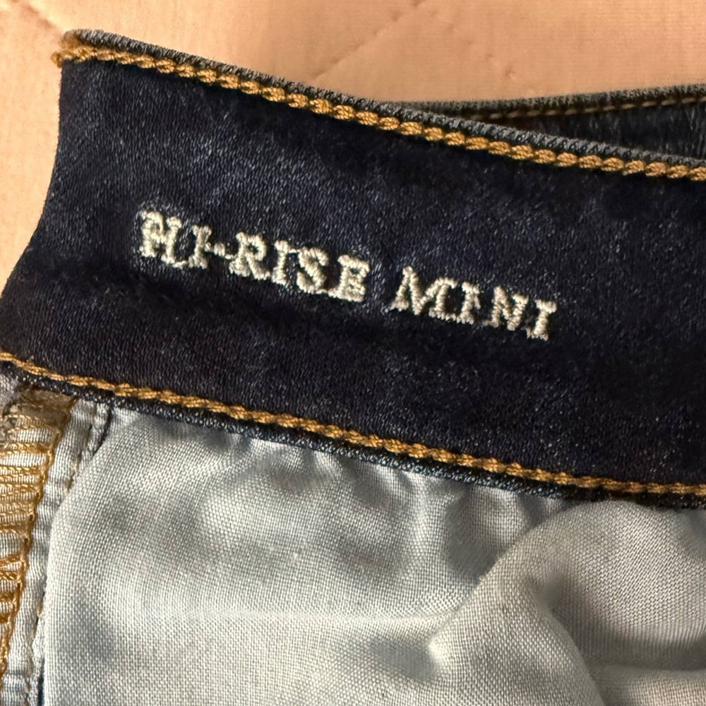 American Eagle Outfitters Denim Hi-Rise Mini Skirt - Picture 6 of 13
